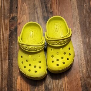 CROCS Kids Bright Yellow Sandals